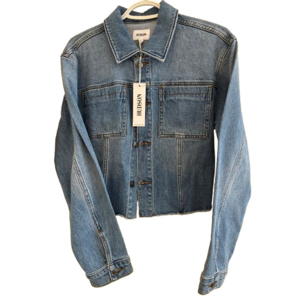 Hudson Jeans Cropped Denim Jacket Women's Small